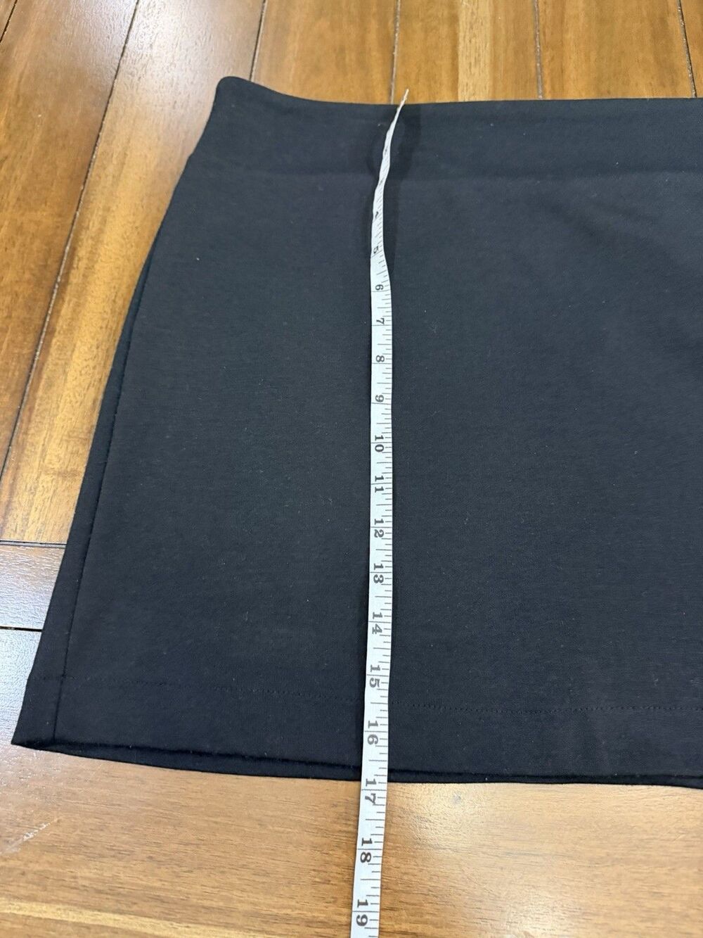 Banana Republic Black Solid A-Line Mini Skirt High Rise Lined Zip Size 10 - Picture 5 of 9